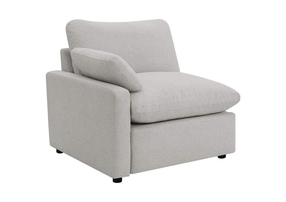 609560P Collins 5-piece Modular Power Reclining Sectional Grey