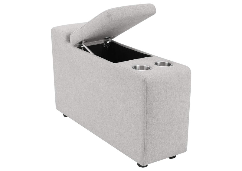 609561PT Collins 5-Piece Power Reclining Home Theater Seating Grey