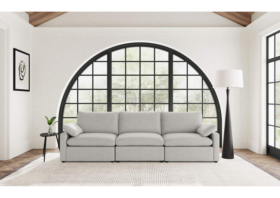 609561P Collins Modular Power Sofa Grey