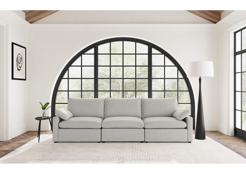 609561P Collins Modular Power Sofa Grey