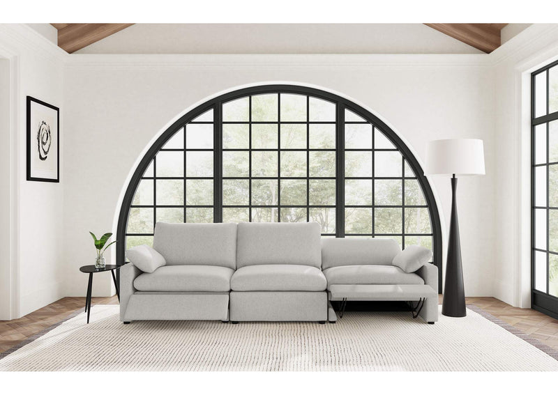 609561P Collins Modular Power Sofa Grey