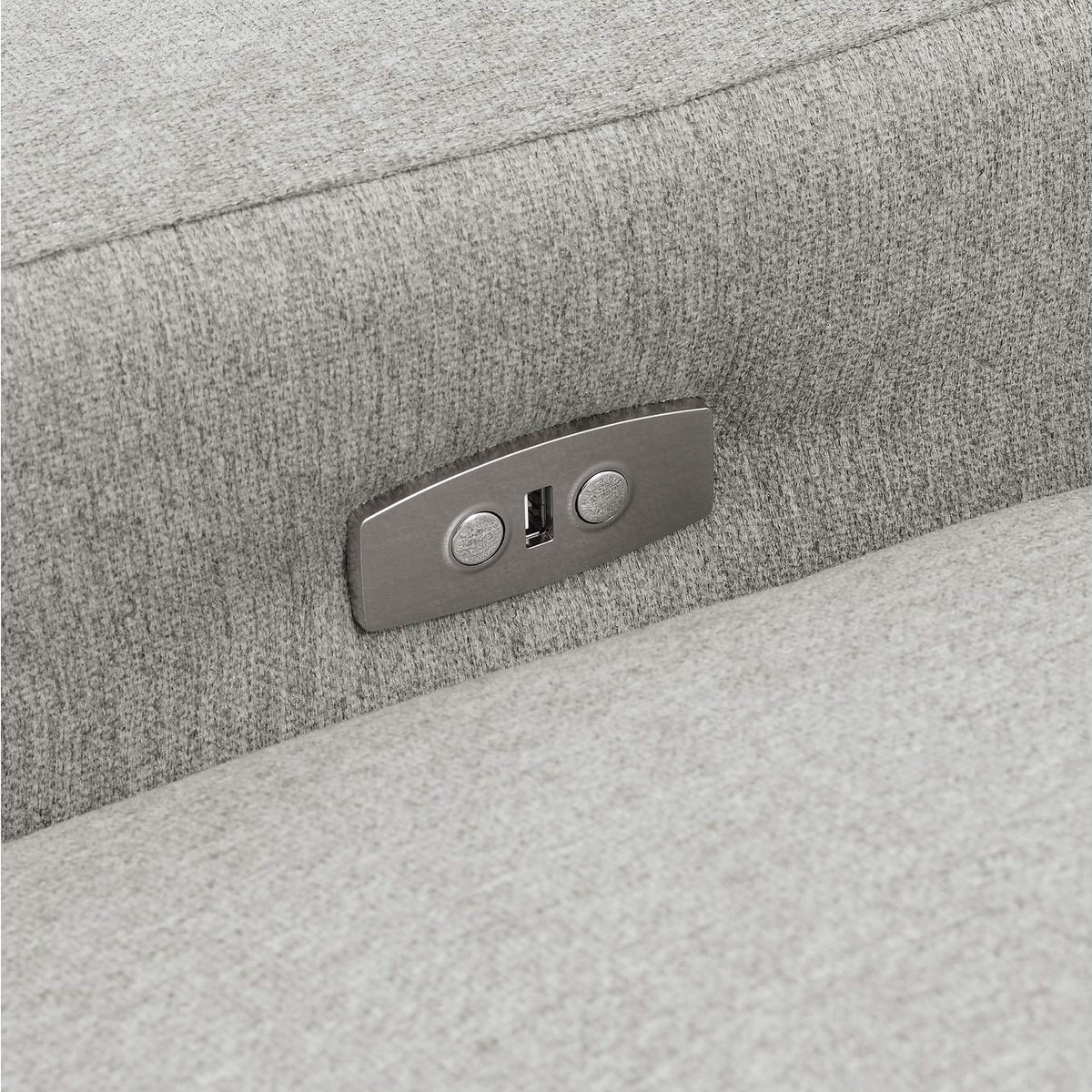 609561P Collins Modular Power Sofa Grey