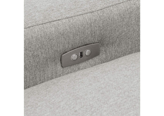 609561P Collins Modular Power Sofa Grey