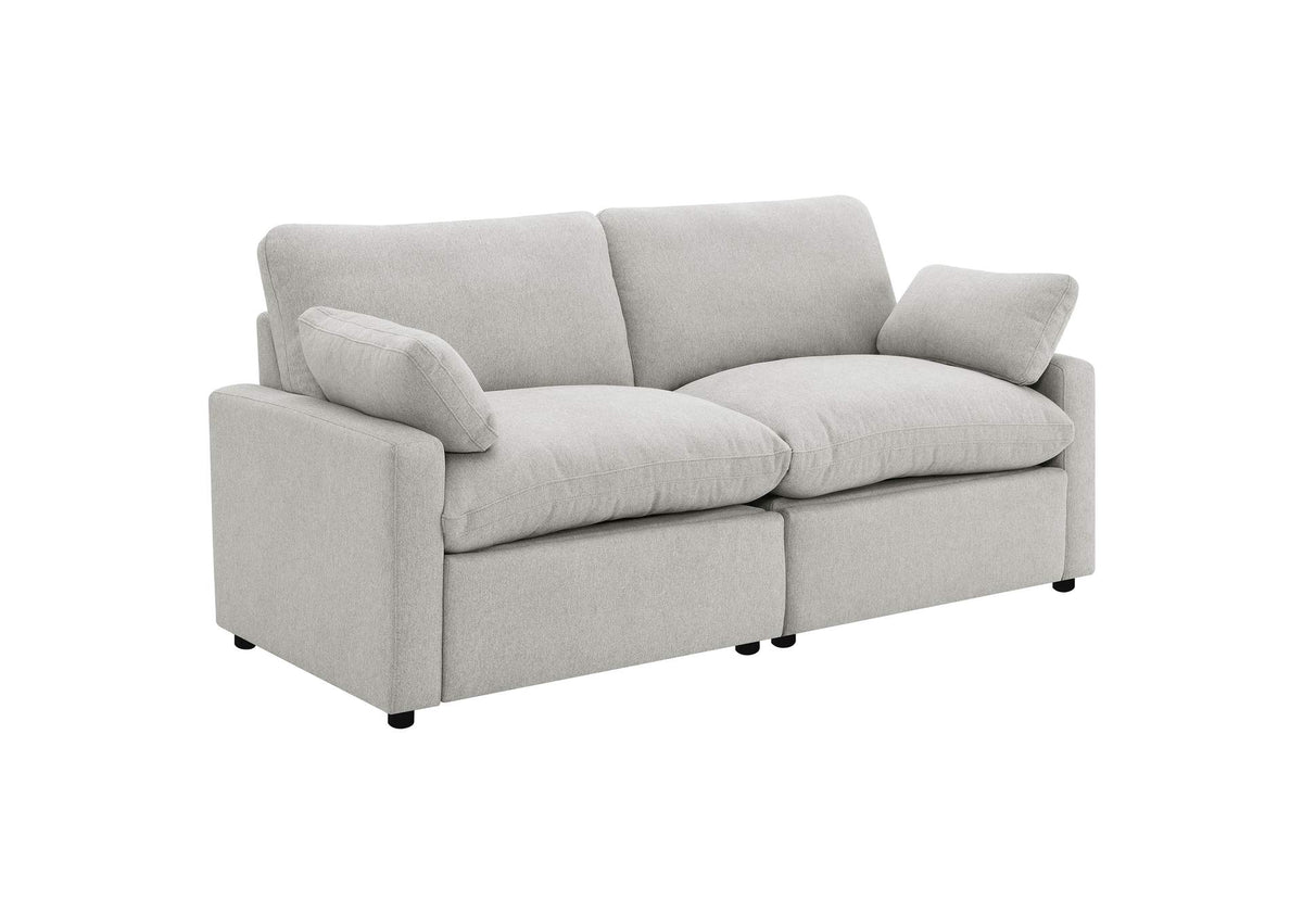 609562P Collins Modular Power Loveseat Grey