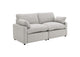 609562P Collins Modular Power Loveseat Grey