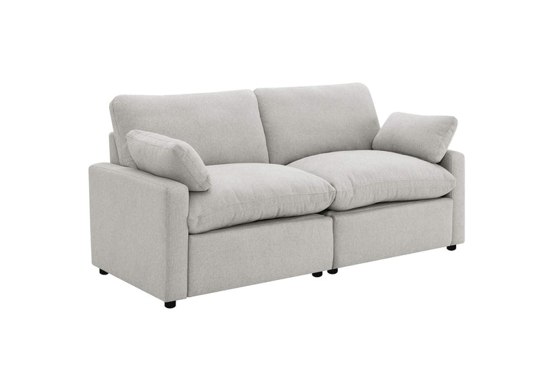 609562P Collins Modular Power Loveseat Grey