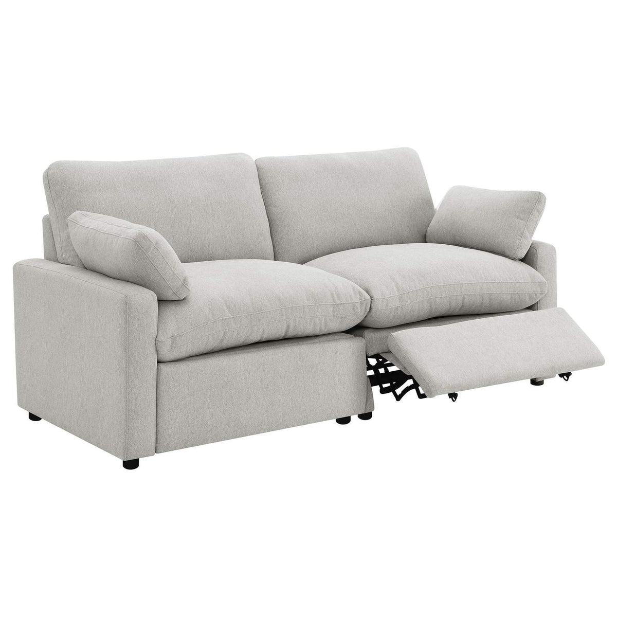 609562P Collins Modular Power Loveseat Grey