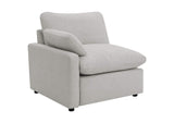 609562P Collins Modular Power Loveseat Grey