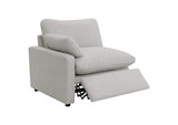 609562P Collins Modular Power Loveseat Grey
