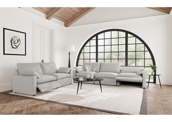 609562P Collins Modular Power Loveseat Grey