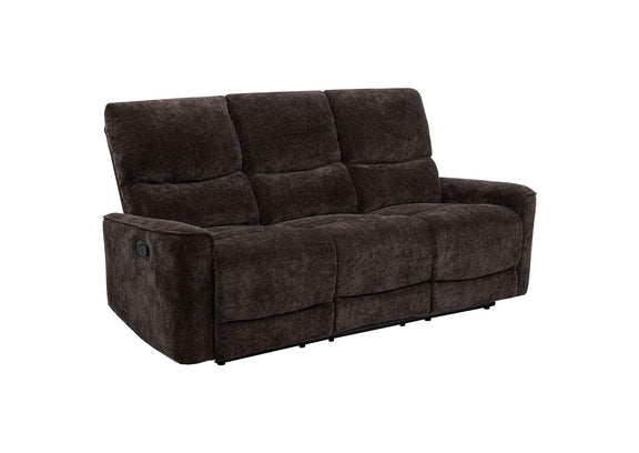 609571-S2 Navarro 2-piece Upholstered Reclining Sofa Set Dark Brown