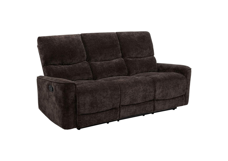 609571-S2 Navarro 2-piece Upholstered Reclining Sofa Set Dark Brown