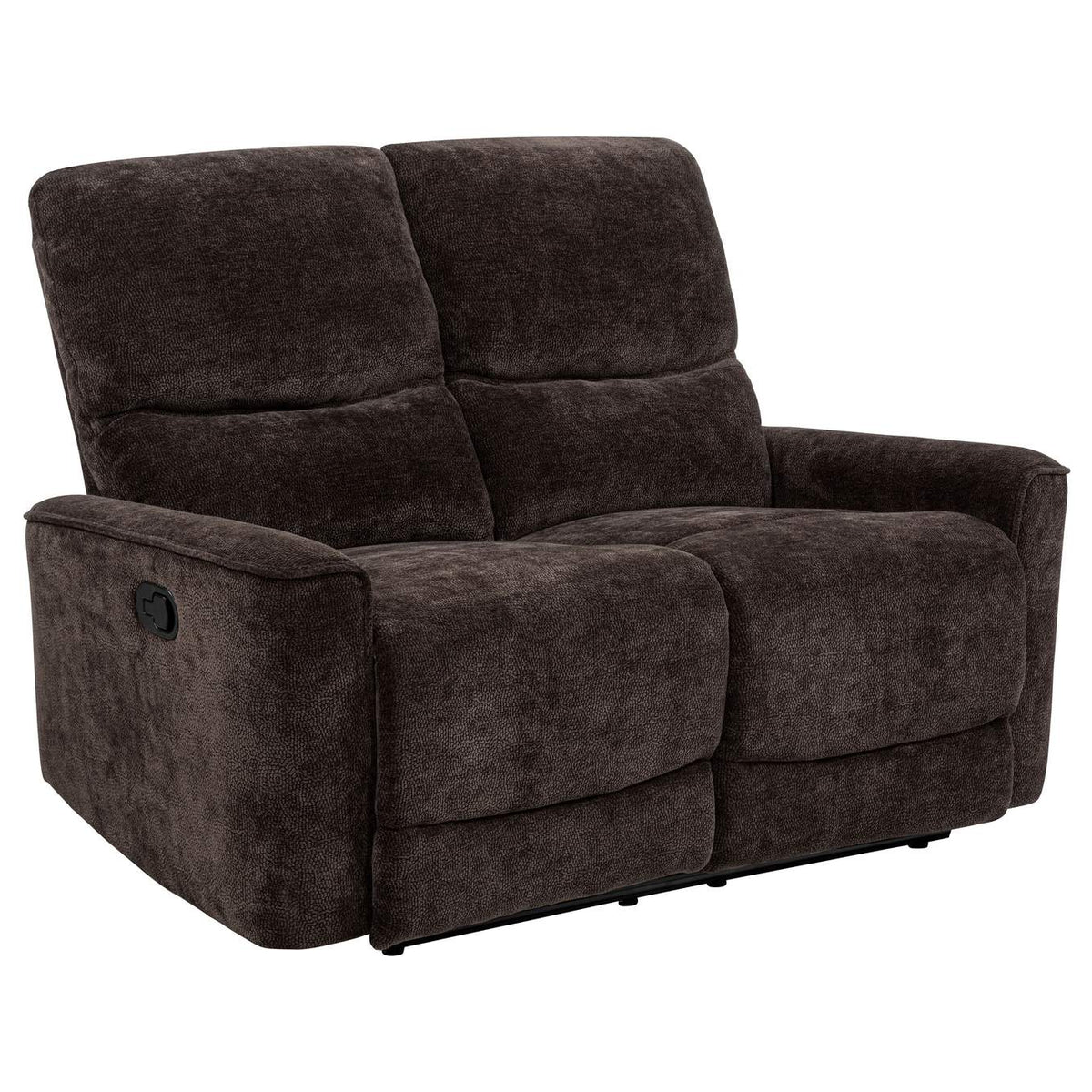 609571-S2 Navarro 2-piece Upholstered Reclining Sofa Set Dark Brown
