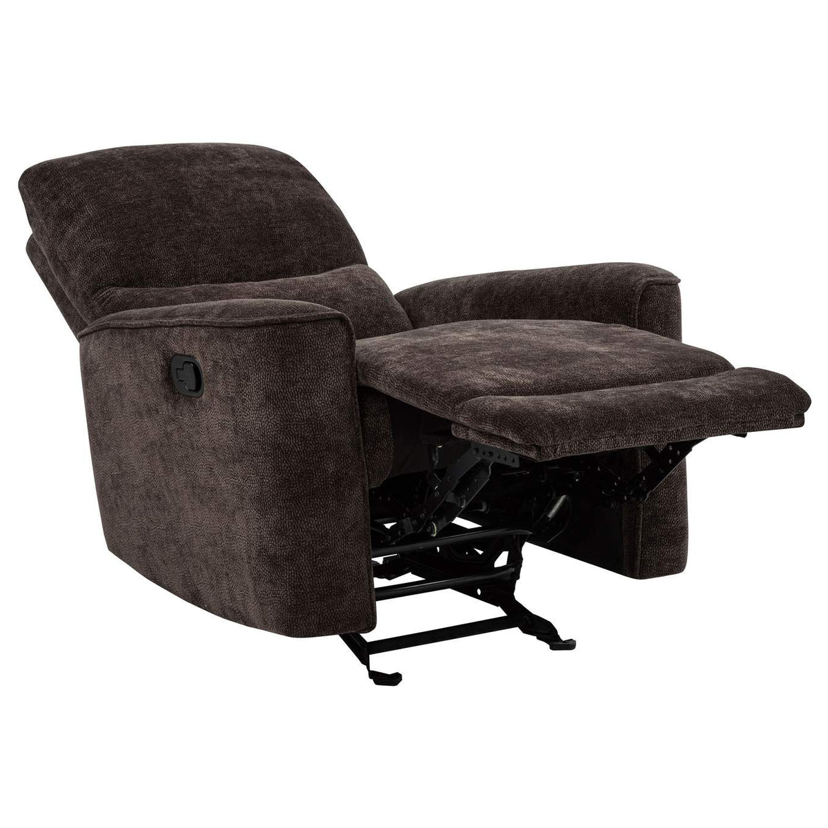 609571-S3 Navarro 3-piece Upholstered Reclining Sofa Set Dark Brown