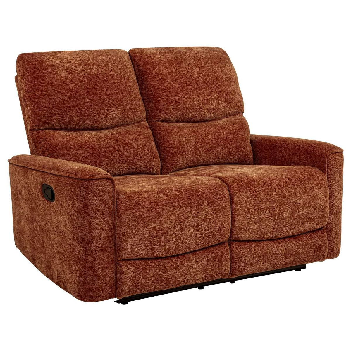 609574-S3 Navarro 3-piece Upholstered Reclining Sofa Set Orange