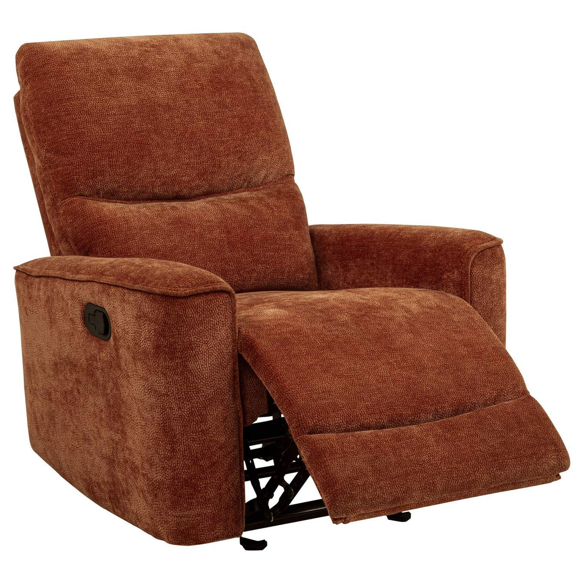 609574-S3 Navarro 3-piece Upholstered Reclining Sofa Set Orange