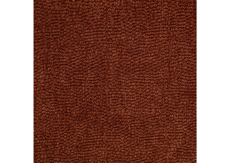 609574 Navarro Chenille Upholstered Reclining Sofa Burnt Orange