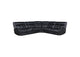 609610PP Hewitt Leather Dual Power Reclining Sectional Sofa Black