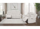 610151P-S2 Kennett 2-piece Chenille Power Reclining Sofa Set Ivory