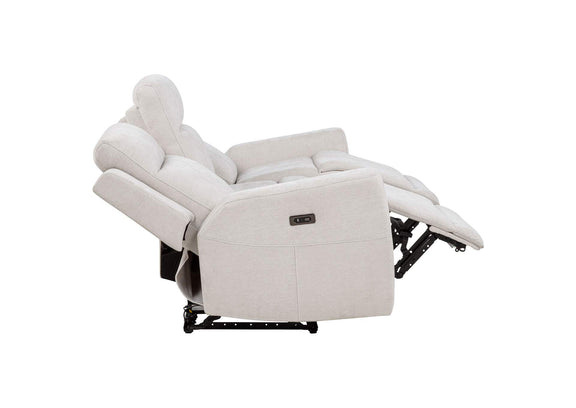 610151P-S3 Kennett 3-piece Chenille Power Reclining Sofa Set Ivory