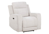 610151P-S3 Kennett 3-piece Chenille Power Reclining Sofa Set Ivory