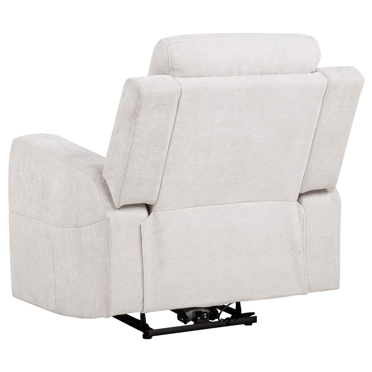 610151P-S3 Kennett 3-piece Chenille Power Reclining Sofa Set Ivory