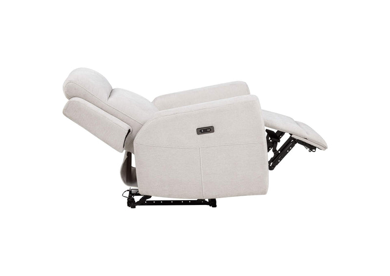 610151P-S3 Kennett 3-piece Chenille Power Reclining Sofa Set Ivory