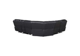 610200P Sycamore Upholstered Power Reclining Sectional Sofa Grey