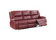610241 Camila Upholstered Motion Reclining Sofa Red
