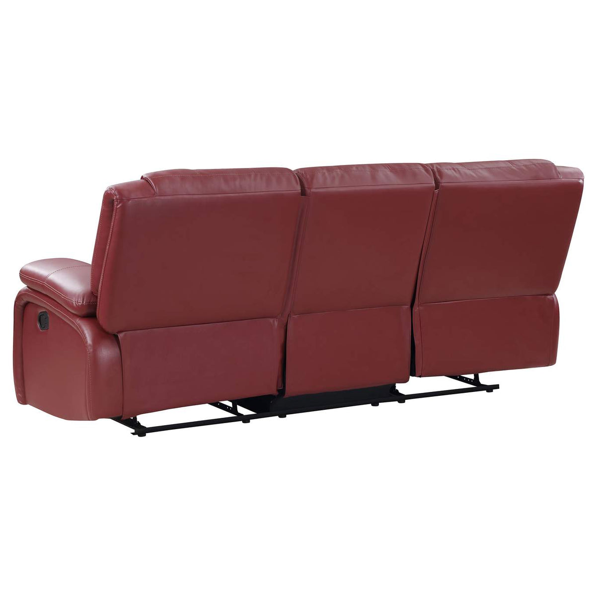610241 Camila Upholstered Motion Reclining Sofa Red