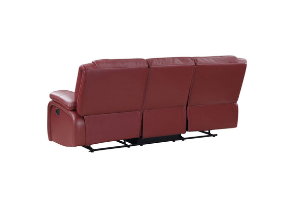 610241 Camila Upholstered Motion Reclining Sofa Red
