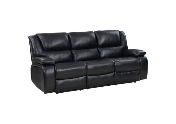 610244 Camila Upholstered Motion Reclining Sofa Black