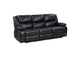 610244 Camila Upholstered Motion Reclining Sofa Black