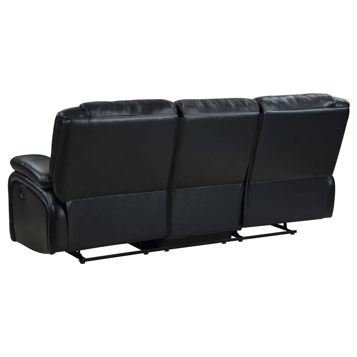 610244 Camila Upholstered Motion Reclining Sofa Black