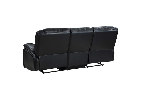 610244 Camila Upholstered Motion Reclining Sofa Black