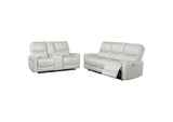 Greenfield 2-piece Power Reclining Sofa Set Dove Grey