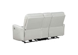 610261P-S3 Greenfield 3-piece Power Reclining Sofa Set Dove Grey