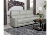 610261P Greenfield Upholstered Power Reclining Sofa Dove Grey