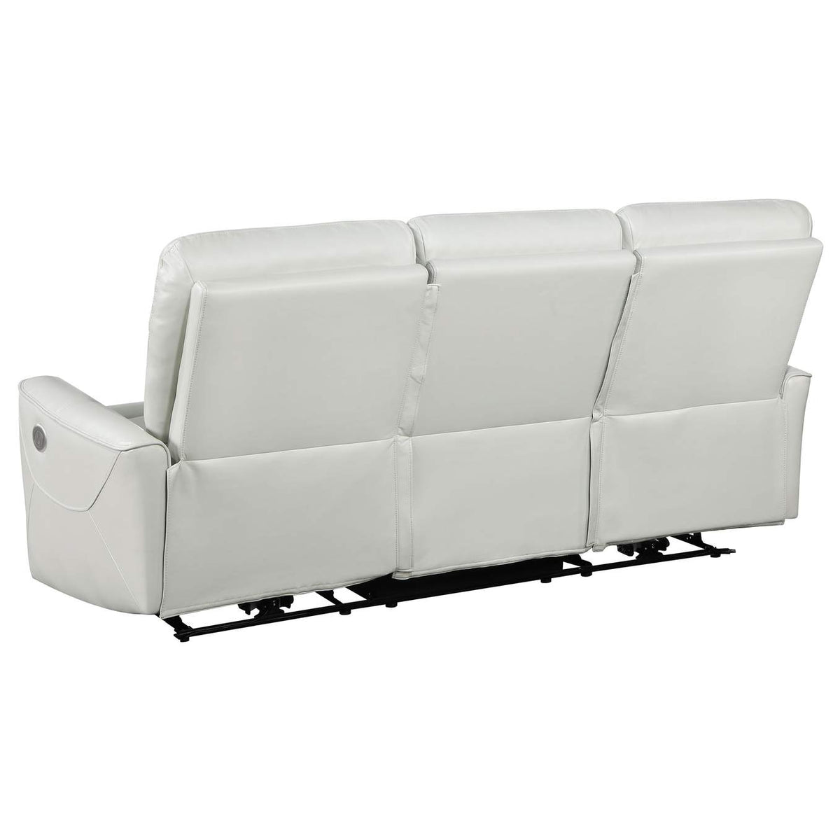 610261P Greenfield Upholstered Power Reclining Sofa Dove Grey