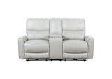 610262P Greenfield Upholstered Power Reclining Loveseat Dove Grey