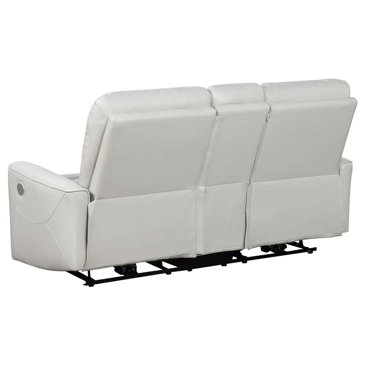 610262P Greenfield Upholstered Power Reclining Loveseat Dove Grey