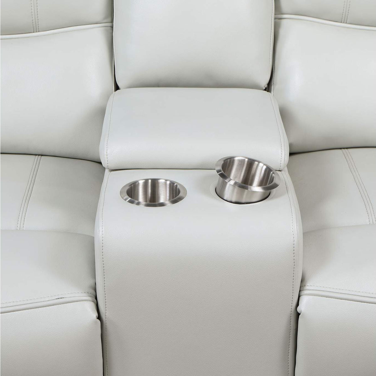 610262P Greenfield Upholstered Power Reclining Loveseat Dove Grey
