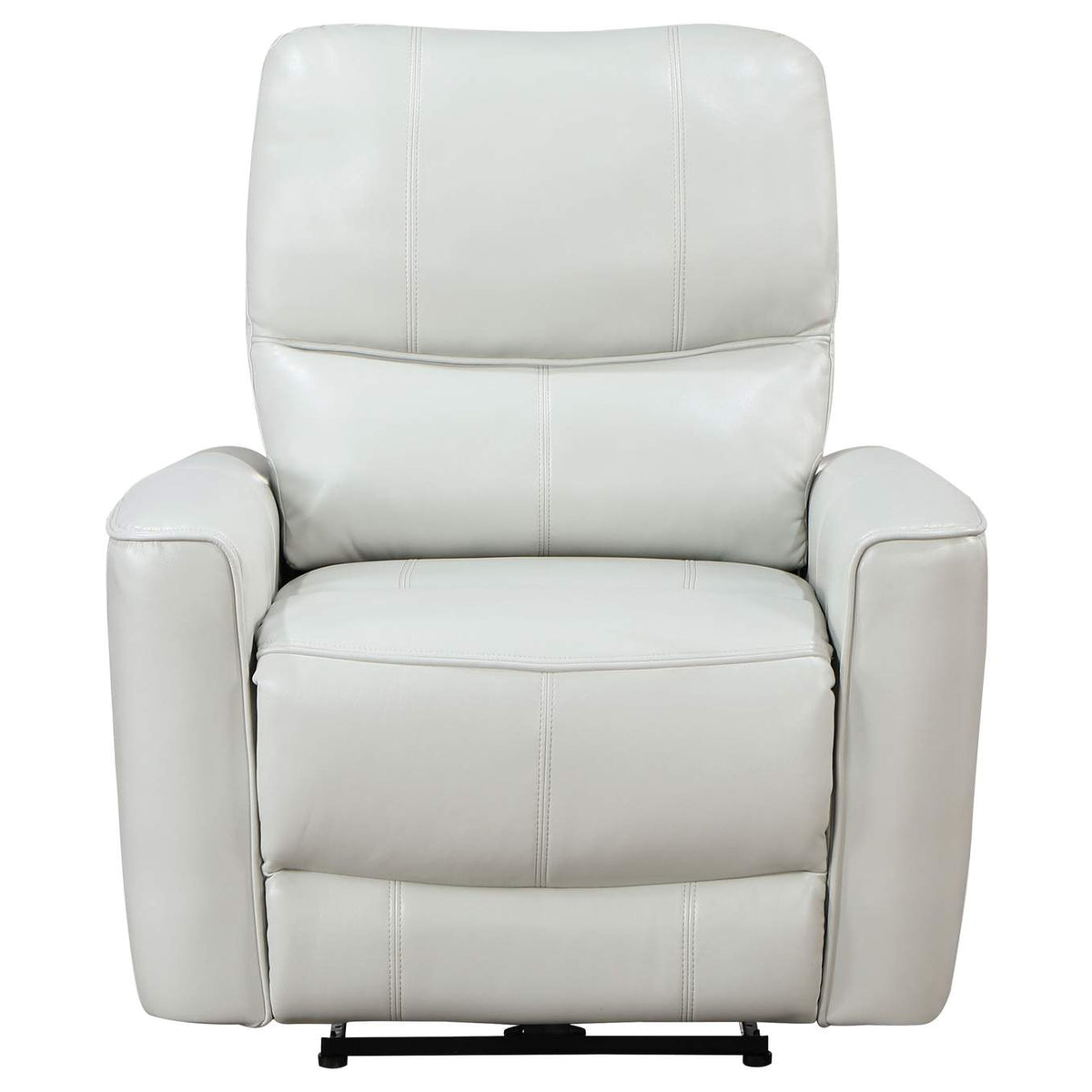 610263P Greenfield Upholstered Power Recliner Chair Dove Grey
