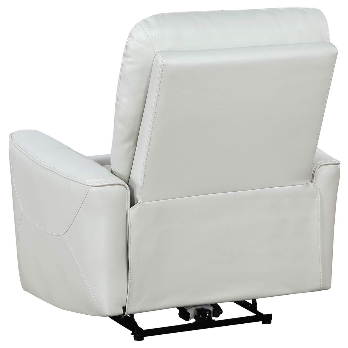 610263P Greenfield Upholstered Power Recliner Chair Dove Grey