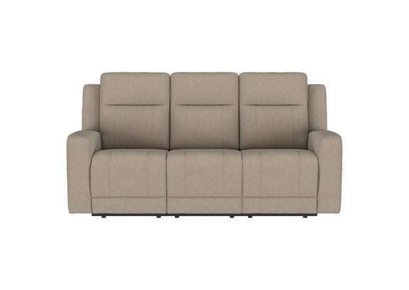 610281-S2 Brentwood 2-piece Upholstered Reclining Sofa Set Taupe