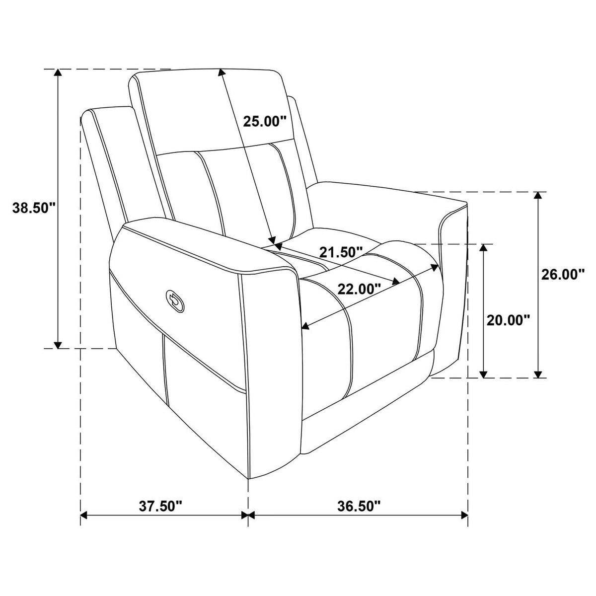 610281-S3 Brentwood 3-piece Upholstered Reclining Sofa Set Taupe