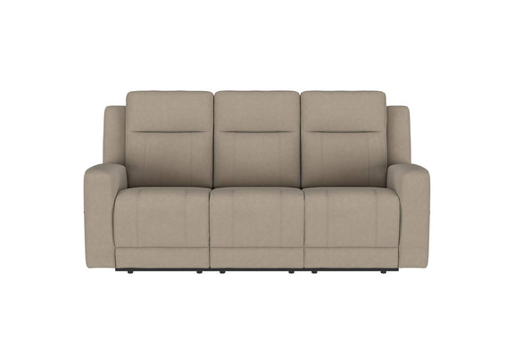610281 Brentwood Upholstered Motion Reclining Sofa Taupe