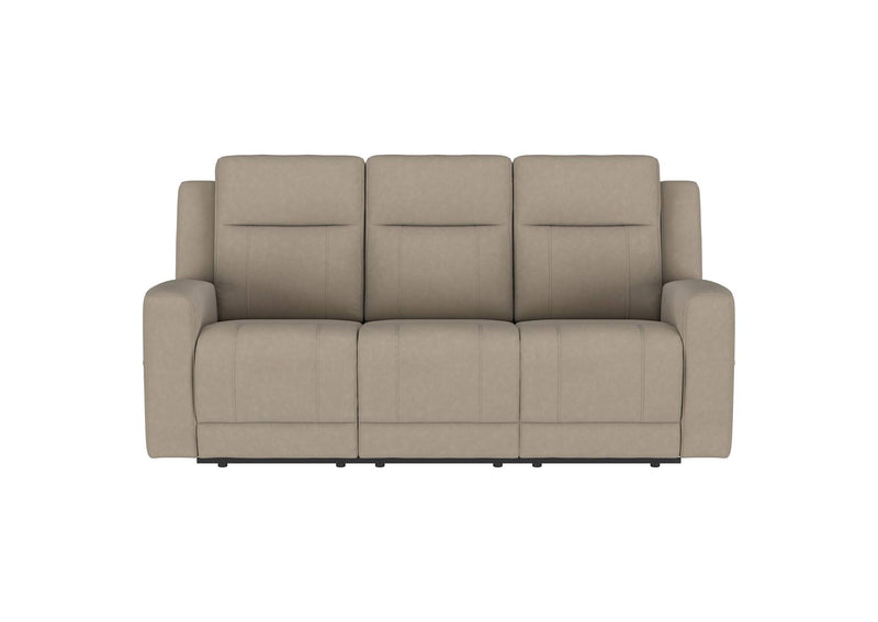 610281 Brentwood Upholstered Motion Reclining Sofa Taupe