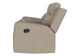 610282 Brentwood Upholstered Motion Reclining Loveseat Taupe
