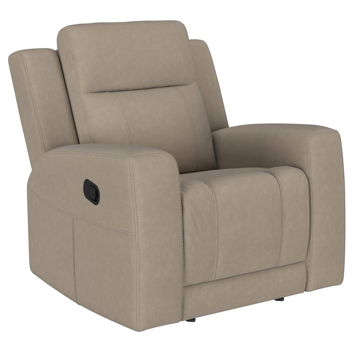 610283 Brentwood Upholstered Recliner Chair Taupe